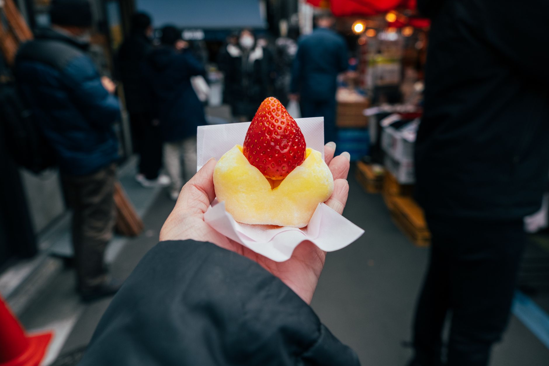Japonský dezert mochi